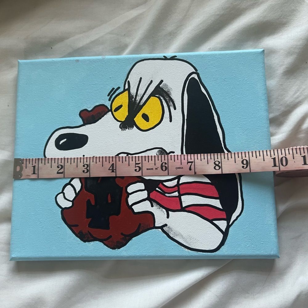 Bad Snoopy painting - Picture 3 of 4